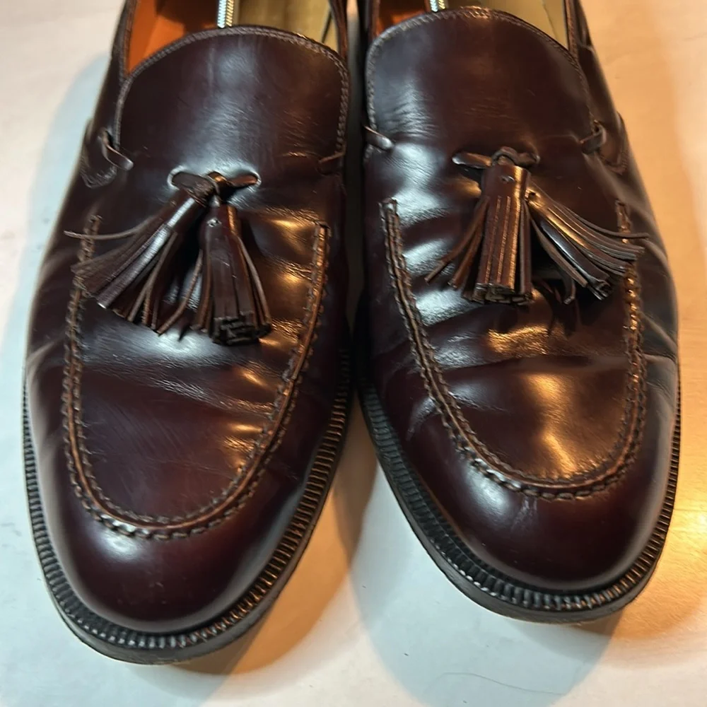 Salvatore Ferragamo Brown Leather Loafers Size 13 - Picture 6 of 11